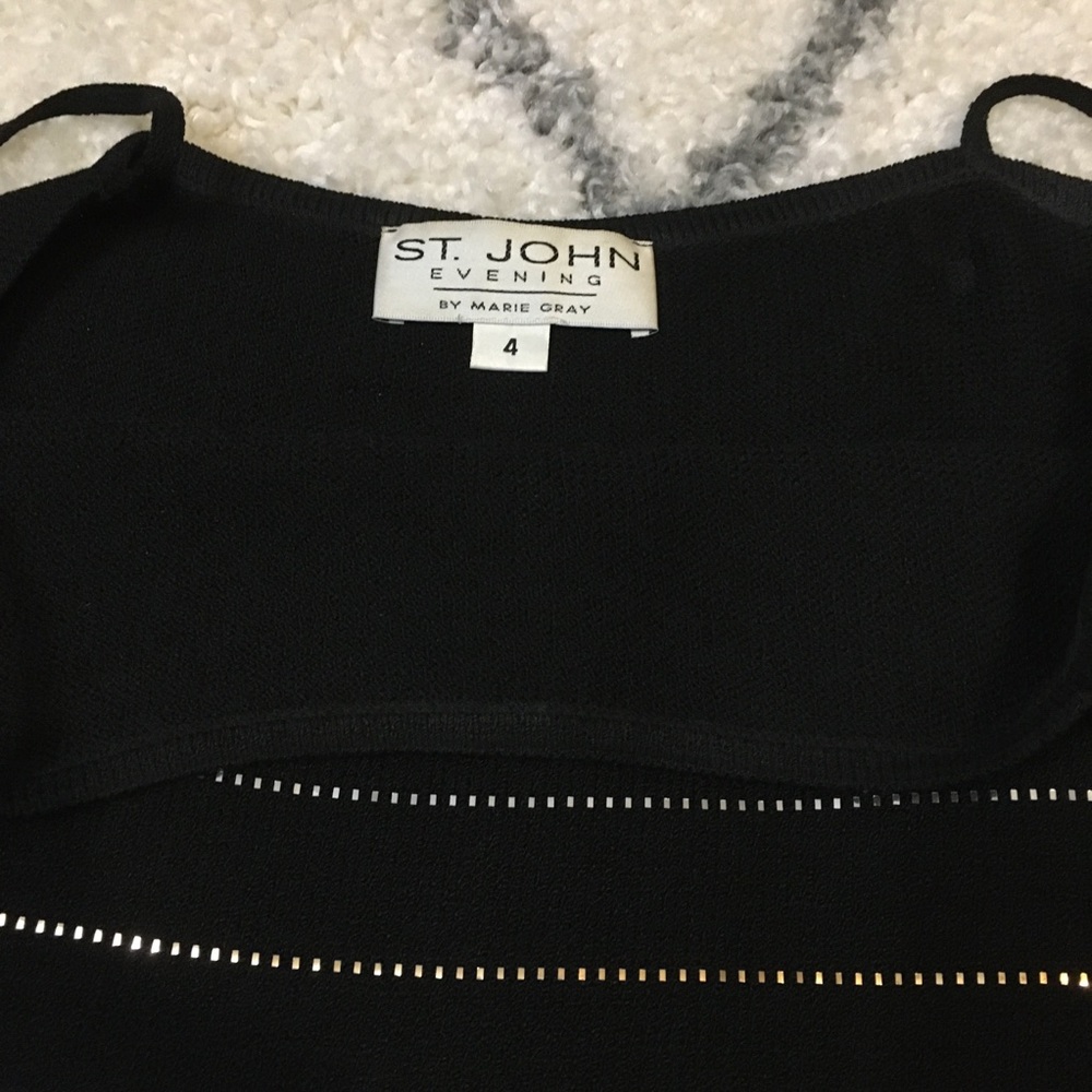 ❌❌SOLD AS SET. ST. JOHN BEE'S Evening by Marie Gray Sz 4 Dress - Picture 5 of 5